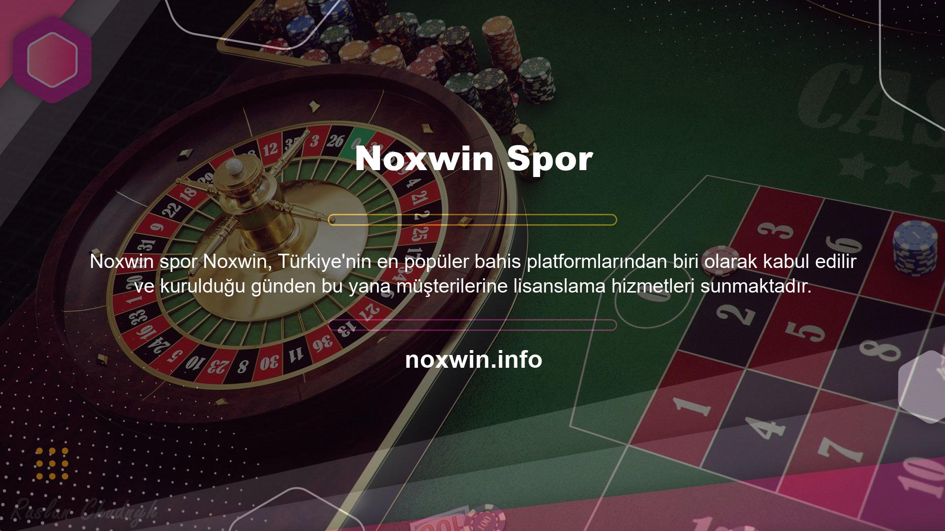 Noxwin Sanal Bahis Bölümü, eğlence şeklinde sanal basketbol, ​​tenis ve Avrupa Kupası bahisleri sunmak için kurulmuştur